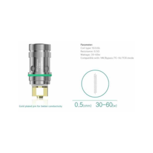 ELEAF HEAD COIL - MELO 3/IJUST 2/S - 0.5 OHM TITANIO 1
