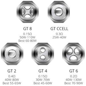 VAPORESSO HEAD COIL NRG GT CORES 3