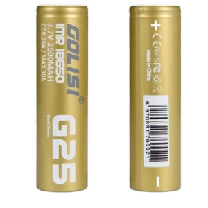 GOLISI BATTERIA G25 18650 - 2500 MAH - 25A 1