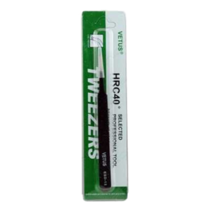 PINZETTA METALLICA ANTISTATICA PUNTE ARROTONDATE 1