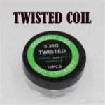 TWISTED COIL 26GA 0.36 OHM 1