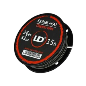15FT UD CLAPTON WIRE 26GA SS316L + 32GA KA1 1