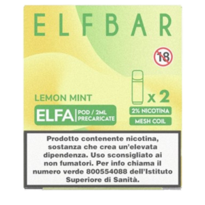 ELFA POD - LEMON MINT - 2ML ELFBAR 1
