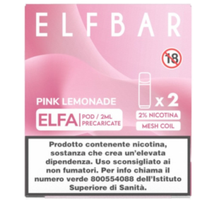 ELFA POD - PINK LEMONADE - 2ML ELFBAR 1