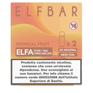 ELFA POD - TROPICAL FRUIT - 2ML ELFBAR 1