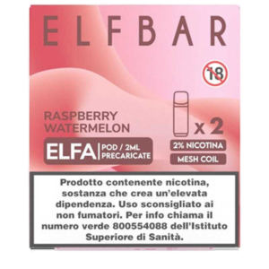 ELFA POD - RASPBERRY WATERMELON - 2ML ELFBAR 1