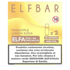 ELFA POD - PINEAPPLE LEMON SODA - 2ML ELFBAR 1