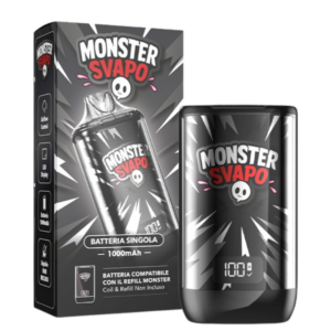 JWELL - CORPO BATTERIA 1000 MHA - MONSTER SVAPO STARTER KIT Hover Image