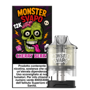 JWELL - PEACH WATERMELON - MONSTER SVAPO 12K POD PRECARICATA 1