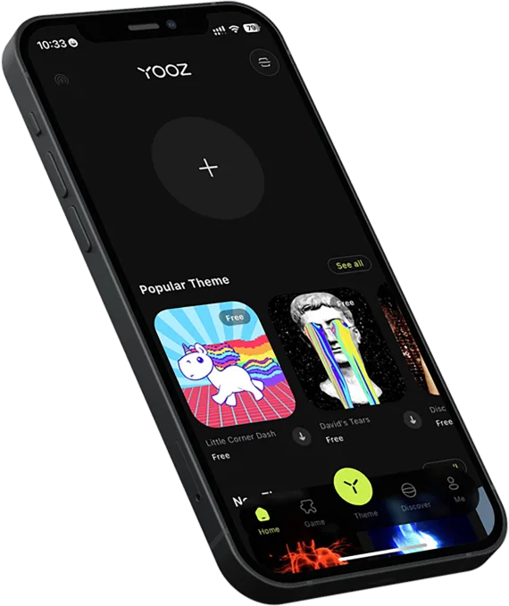 YOOZ World App Interfaccia