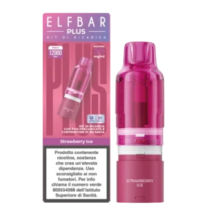 ELFBAR - PLUS BLUEBERRY SOUR RASPBERRY - POD 10ML 12K 1PZ 1