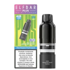 ELFBAR PLUS - SPEARMINT - POD 10ML 12K 1PZ 1
